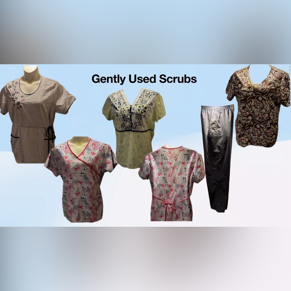 (6) X-Large Scrubs & (3) X-Large Scrub Pants